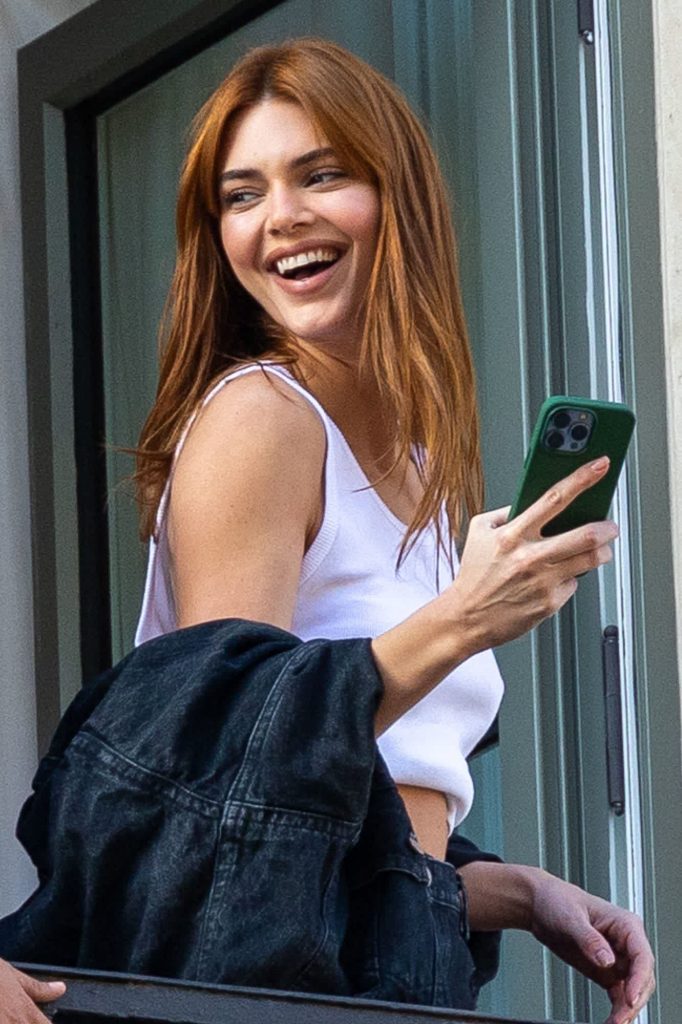 Kendall Jenner red head