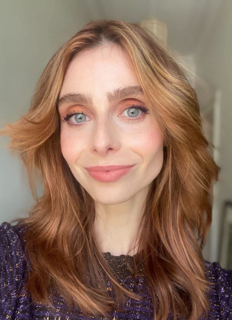 Ruby Feneley tries the copper hair trend