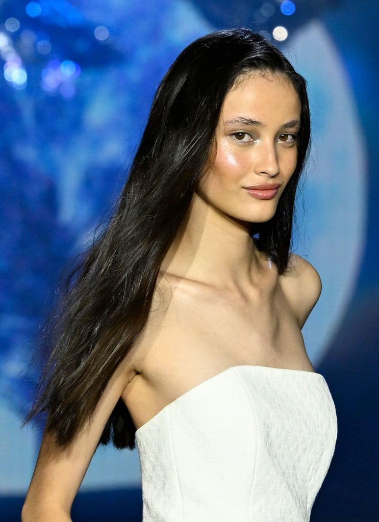 Silver highlights with Fenty at Afterpay Future of Fashion 