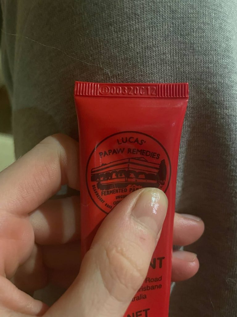 Where to find batch number on Lucas' Papaw ointment