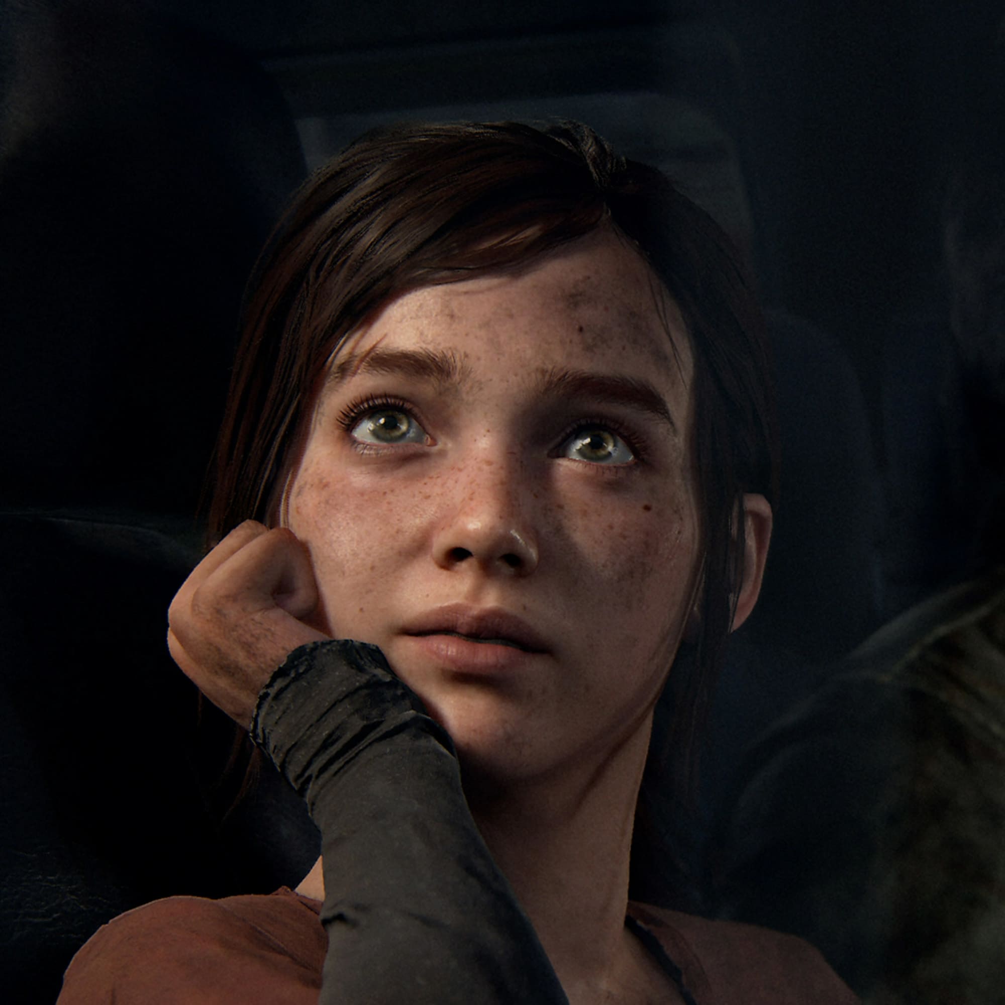 Ellie and Joel in The Last of Us Part 1 PS5 remake.