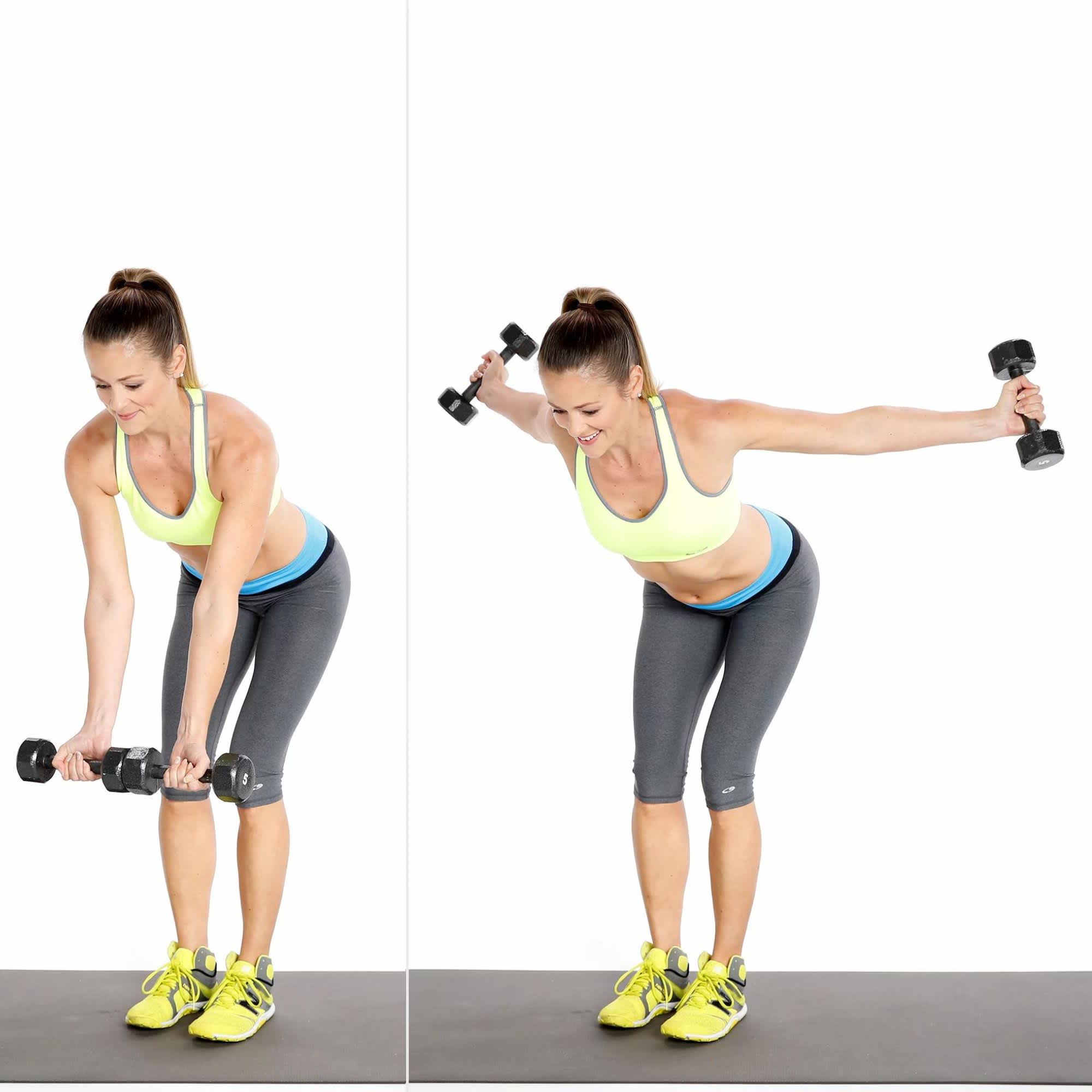 alexandra daddario fitness routine: Reverse fly