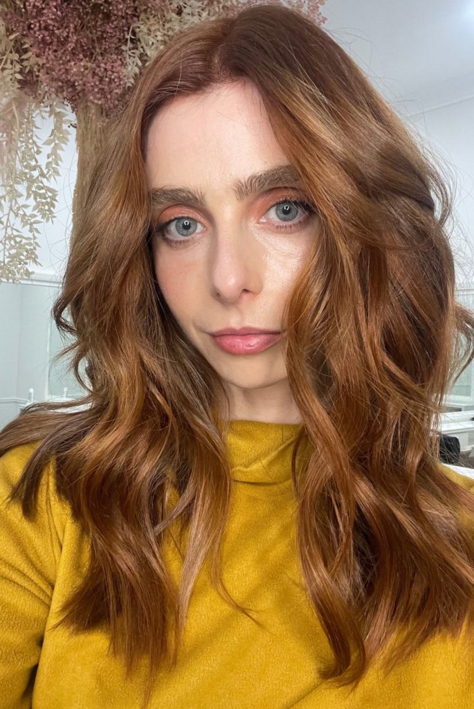 Ruby Feneley with hair extensions by Emilly Hadrill Hair and Extensions