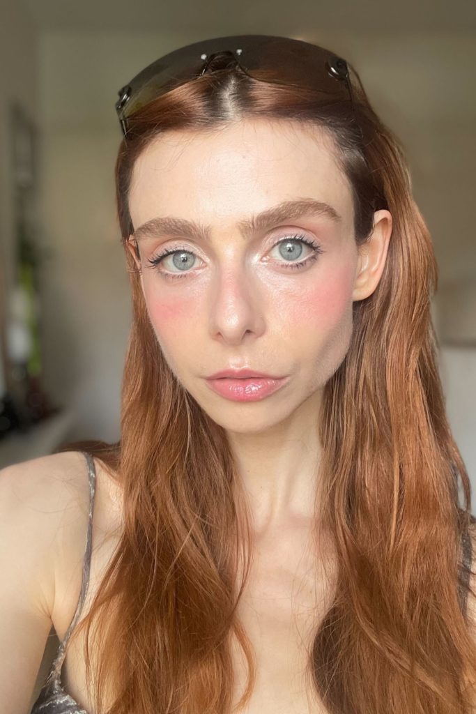 Trying the cold girl makeup titktok trend