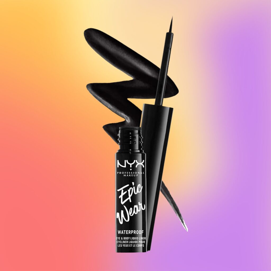 NYX Epic Wear Semi-Permanent Liquid Eyeliner - beauty editor picks july 2023