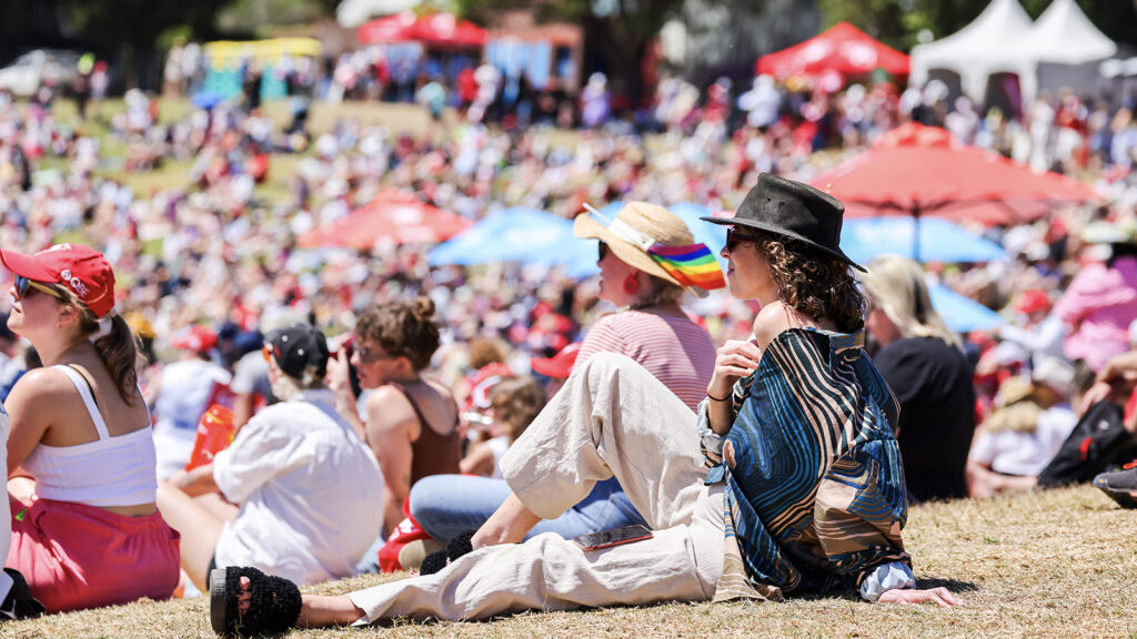 AFLW fans at game